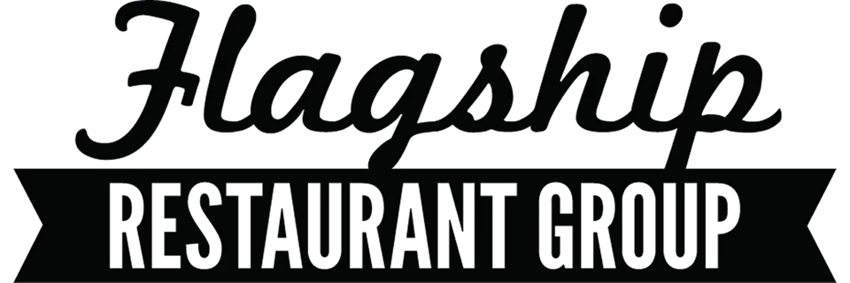A stylized logo features the text "Flagship Restaurant Group."
